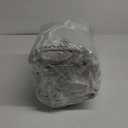 Plush Area Rug 4x6 Feet High Pile Rugs for Living Room, Ultra Soft Indoor Carpet for Bedroom, Kids Room, Playroom, Home Decor, Geometric, Light Grey/White