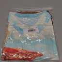 Mens Beer Skull Print Button Down Shirt Fun Hawaiian Shirts Casual Beach Shirt Short Sleeve (Blue, XXL)