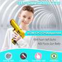 Soft Bullet Toy Gun with Ejecting Shells Safe EVA Foam Bullets Toy Pistol, Educational Toy Gun for Kids, Boys, Gifts, Outdoor Play, Role Play, Easy to Use and Fun Shooting Experience-Gold