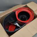 O-Cedar EasyWring Microfiber Spin Mop, Bucket Floor Cleaning System, Red, Gray, Standard