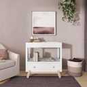 Dream On Me Hygge Baby Changing Table, White Vintage Oak