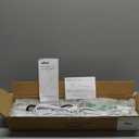 Oiibo UVB Reptile Light, 2PCS HO T5 10.0 UVB Reptile Light Fixture Kit, Connectable UVB Reptile Light for Large Terrarium, 24W Bearded Dragon UVB Light T5 Lamp Bulb