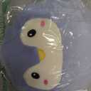 Soft Flat Purple Penguin Plush Hugging Pillow Cute Blue Penguin Stuffed Animal with Crown Plushies Toys Kids Anime Cushion for Birthday, Valentine's Day, Christmas