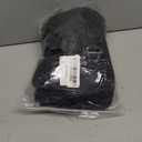 HEYWEAN Dog Winter Coat - Waterproof Windproof Reflective Vest for Medium & Large Breeds Adjustable Warm FleeceLined Jacket with Magic Tape & D-Ring for Leash Cold Weather Apparel (Black, Large)