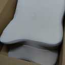 DONAMA Cervical Pillow for Neck and Shoulder,Contour Memory Foam Pillow,Ergonomic Neck Support Pillow for Side Back Stomach Sleepers with Pillowcase