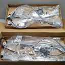 PANNUOSCS Window Motor and Regulator Assembly 741-644 741-645 Driver and Passenger Window Regulator for 1999-2006 Cadillac Escalade Chevy Avalanche Silverado Suburban Tahoe GMC Sierra Yukon