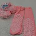 HCS Non-Slip Hospital Socks with Grips for Women & Men (6 Pairs) - 360 All-Around Tread Non-Slip Sock for Elderly/Seniors - Hospital Grip Socks, Fall Risk Patient Slippers (Pink, Regular) (Universal)