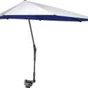 G4Free UPF 50+ Adjustable Chair Umbrella XL with Universal Clamp UV Protection Sun Shade Umbrella for Beach Chair, Stroller, Wheelchair, Golf Cart, Bleacher, Patio