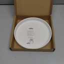 Reptile Food Bowl OMEM Water Dish,Feeding Dish, Birds Bowl (S, White)