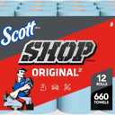 Scott Shop Towels Original, 55 Towels/Roll, 12 Rolls/Case