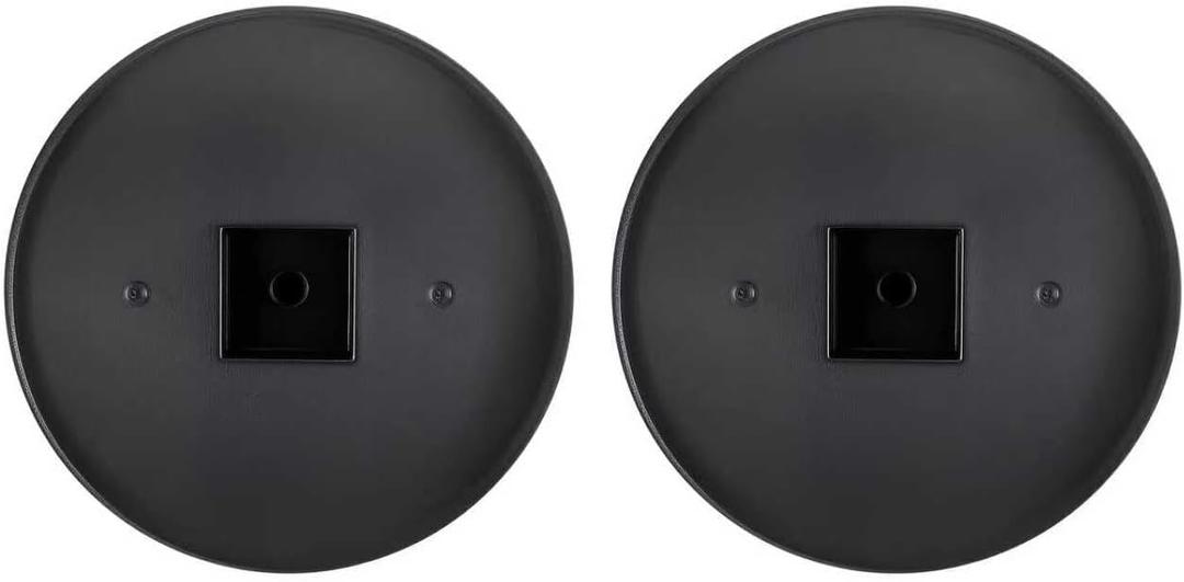 Sewer Cleanout Plug for 4" PVC Drain Pipe and Sewer Cleanout Cap Adapter - Plug Diameter 4.5 Inch - 2 Pcs