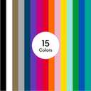 Cricut Smart Vinyl Matless Permanent Vinyl, Colorful Sampler 13 in x 12 in (20 ct)