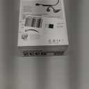 Bone Conduction Headphones Bluetooth 5.0 Open Ear Wireless Titanium HiFi Stereo with Mic Sweatproof Sports Headphones for Running Driving Cycling (Black)