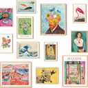 97 Decor Colorful Eclectic Decor - Eclectic Wall Art Posters, Funky Gallery Wall Art Prints for Home Bedroom, Maximalist Decorations Famous Artist Painting Pictures (UNFRAMED) (8x10 Inches)