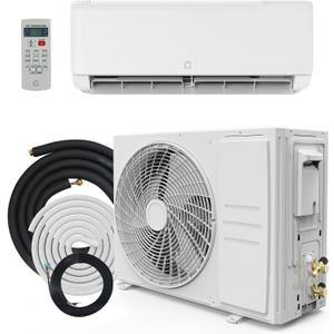 Mini Split AC/Heating System (11,500 BTU 115V, White)