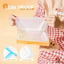 10 Pack Dishwasher Safe Reusable Bags, Leakproof Reusable Freezer Bags, BPA Free Food Storage Bags for Lunch Marinate Food Travel - 3 Gallon 3 Snack 4 Sandwich Bags