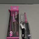 DAN Technology Small Ceramic Curling Wand with Adjustable Temperature for Tight Curls on Short & Long Hair (3/8 Inch, 10MM) (Pink)