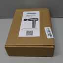 Massage Gun, Muscle Massage Gun for Athletes Handheld Electric Deep Tissue Back Massager, Percussion Massage Device for Pain Relief with 30 Speed Levels 9 Heads (Grey)