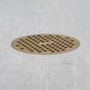Oatey 3 in. or 4 in. PVC General Purpose Drain with 6 in. BR Grate