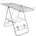 Clothes Drying Rack - Folding Indoor or Outdoor Portable Dryer for Clothing and Towels - Collapsible Laundry Clothes Stand by Everyday Home (Silver)