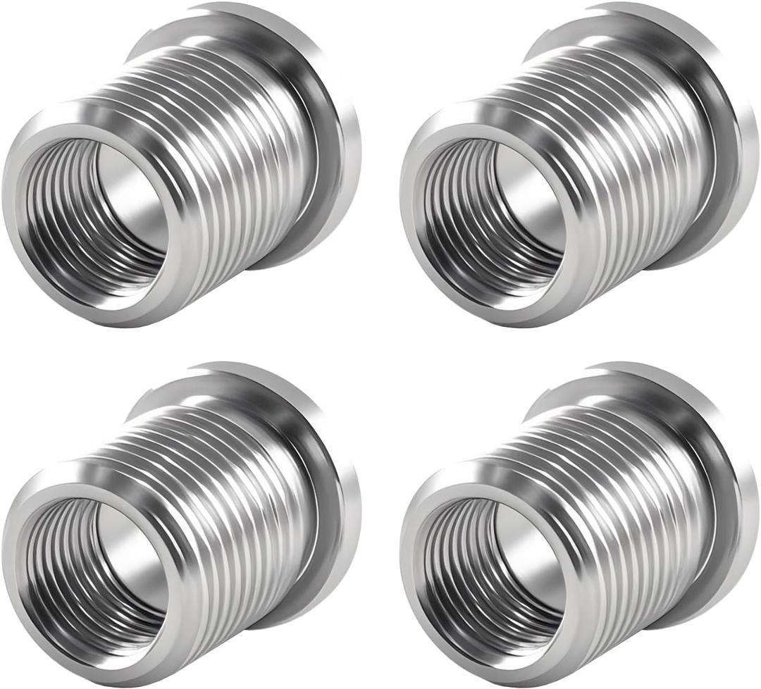 Set of 4 Spark Plug Port Insert Installer M14 x 1.25 Compatible with Ford Triton Motor 4.6L 5.4L 6.8L V-10 Two Valve Engines from 1996 to 2003 Replace#:389100 389-100