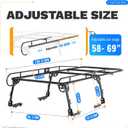 Adjustabl Truck Ladder Rack 60" W x 138" L x 34" H Universal Truck