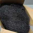 JUNFLYING 15x40 Ft Pond Netting for Leaves, 1/2 in Fine Mesh, Strong Woven Koi Fish Net Cover, Against Birds, Cats & Predators, Stakes Included