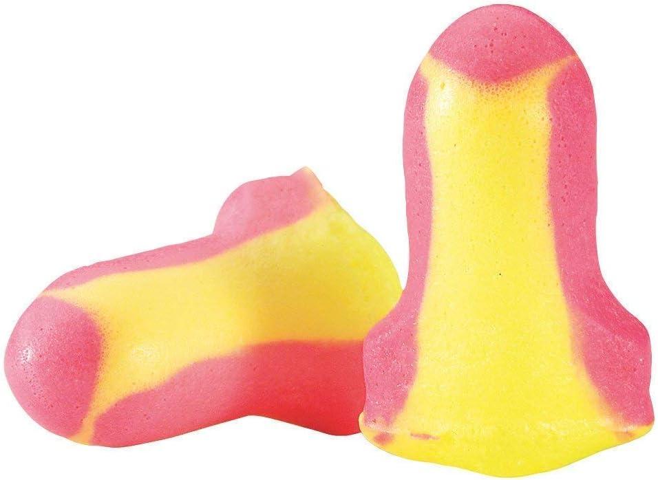 HOWARD LEIGHT Honeywell Home by Laser Lite High Visibility Disposable Foam Earplug Refill for Light Source 500 Dispenser, 500 Pairs (LL-1-D), Magenta/Yellow