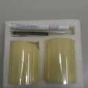 Flameless Candles, Battery Operated Candles with Remote and Timer, 3" x 4", Set of 2, LED Candles Flickering Electric Pillar Candles, Ivory Real Wax for Home Wedding Birthday Decoration