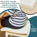 Frienda 2 Pack 2" x 20" x 20"Upholstery High Density Foam Cushion Replacement Square Cut to Size Foam Couch for Chair Couches Padding Shipping Packing DIY Cosplay Projects(White)