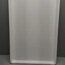 White Rectangular Extra Large Plastic Tray - 18 x 26 Inches, Sturdy, Food, Crafts, Storage