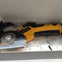 Electric Scissors, Cardboard Cutter, With LED Light, High-Efficiency Brushless Motor, 3500mAh Battery, Tungsten Steel Blade, Suitable for Cloth, Cardboard, Carpet Wire Rope Cutters Yellow