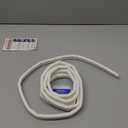 118 Wedge-Shape Foam Window Weather Stripping Door Seal Strip, Soundproofing Frame Winter Insulation Tape for Exterior Front Door, Noise Cancelling Window Inserts, Door Gap Filler Light Blocker, White, 118"