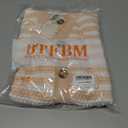 BTFBM Casual Women Spring Dresses 2025 Sleeveless Striped Midi Button Down Dress Ribbed Knit Cardigan Cover Up Dress (S)