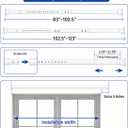 ALLZONE Heavy Duty Tension Curtain Rod for Window, 83-123 In., Secure Lock