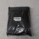 Outdoor Chair Covers, 2 Pack, 25"W x 25"D x 47"H, Waterproof, Black, Polyester Blend, Fits 4-6 Stackable Dining Chairs