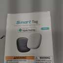 Key Finder Locator, Smart Bluetooth Tracker Works with Apple Find My (iOS only), Item Tracking Anti-Lost Tags for Keys, Wallet, Remote Control, Replaceable Battery, 1 Pack