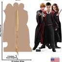 Cardboard People Harry, Hermione & Ron in Robes Life Size Cardboard Cutout Standup - Harry Potter and The Order of The Phoenix