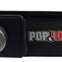 Pop & Lock  Manual Tailgate Lock for Dodge Ram 1500, 2500, and 3500, Fits 2002 to 2008 (Chrome, PL3400C, Works with No Factory Lock) (Black)