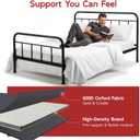 BlissBoard Full Bunkie Board, 54 x 75 in, Reinforced 10mm Support