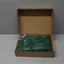 50 Pack Stretch Spandex Dark Green Chair Sashes for Wedding Chair Bows Bands with Slider Buckles Fitting Party Feast Banquet Restaurant Event Bridal Baby Shower Decoration