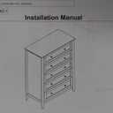 Simplicity Wood 5-Drawer Chest, Kids Bedroom Dresser, Anti-Tip Safety, Metal Glides, Wooden Knobs, Brazilian Pine and Veneers, White