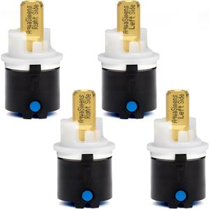 RP60400 Cartridge Replacement Valve Stem for Delta Hot and Cold Delta Two Handle Diamond Seal Technology Bathroom Shower Sink Bathtub and Beverage Replacement Cartridge (2 Pairs)