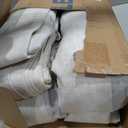 MIULEE 4 Panels Pinch Pleated 100% Blackout Linen Curtains 40"x108" Natural