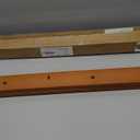 Precision Quilting Tools Wooden Quilt Hanger Rack - 48 Inch Wall Tapestry Hangers with Knob-Less Clamp Design for Quilts, Rugs, and Textiles - Light-Stained Beechwood for Elegant Home Display