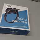 AOC Wireless Headset with Mic for Work, Bluetooth 5.4 Headphones with Noise Canceling Microphone, USB C, 30H, Clear Calls & Mic Mute for PC, Laptop, Cell Phones, Zoom - Black