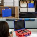 2 x TanReginal Hard Carrying Case for Nintendoo Switch 2 , Portable Switch 2 Protective Case for Nintendoo Switch 2 Console and Accessories All In One PlaceClassic Red-BlueCompact Internal Structure