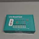 Facmogu F998 Live Sound Card Audio Mixer, Podcast Audio Interface with DJ Mixer Effects, Voice Changer with Sound Effects for PS4 PS5 Karaoke Tiktok YouTube Live Streaming Record Gaming