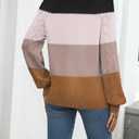 Zeagoo Womens 2026 Fall Sweaters Casual Long Sleeve V Neck Loose Lightweight Crochet Knit Pullover Sweater Tops