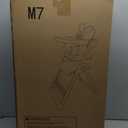 6 in 1 Convertible Baby HighChairs & Step Stool, Foldable High Chairs for Babies and Toddlers, Portable Booster Seat for Dining, Folding Toddler Tower for Kitchen (Dark Gray)